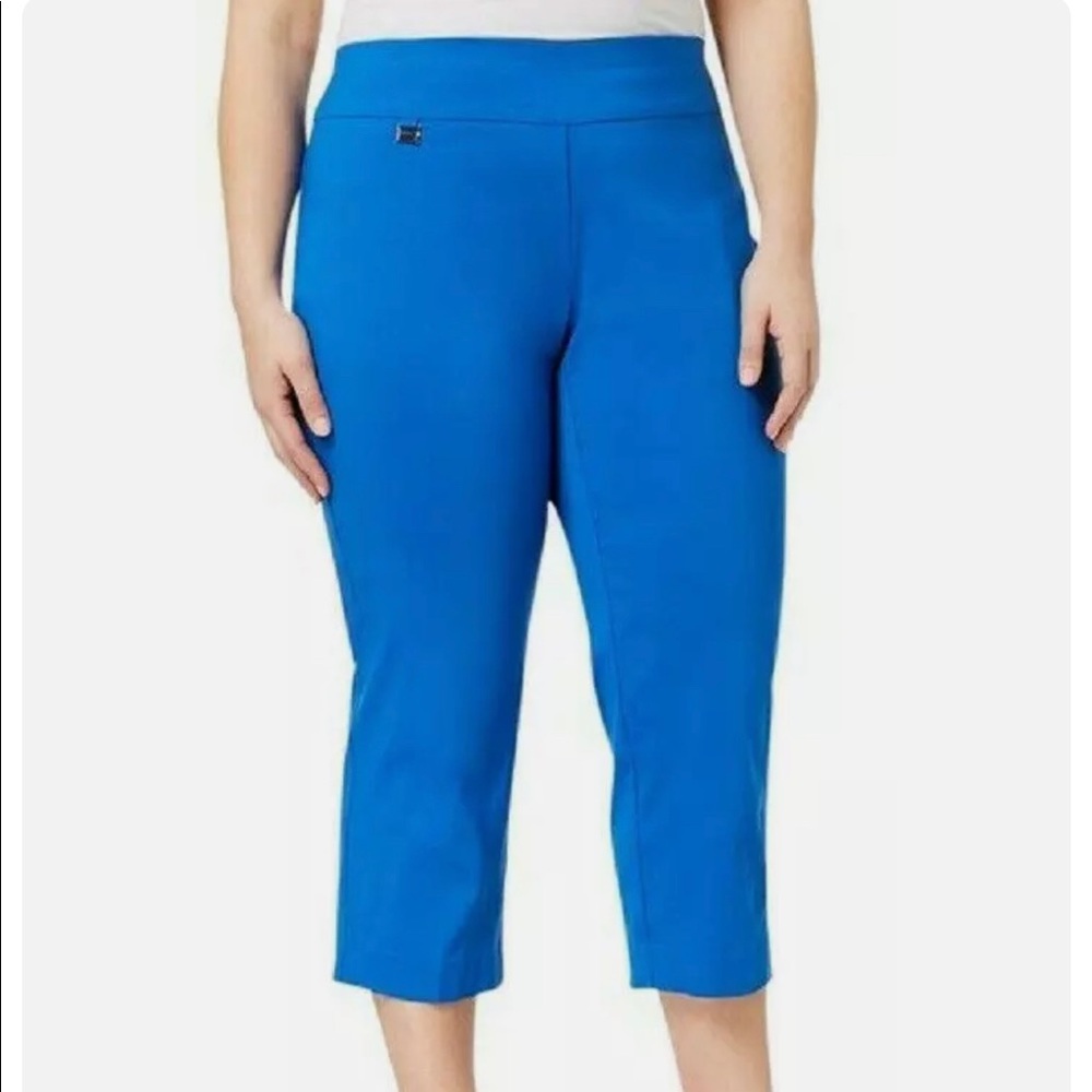 Alfani Plus Women’s Blue Tummy Control, Capri